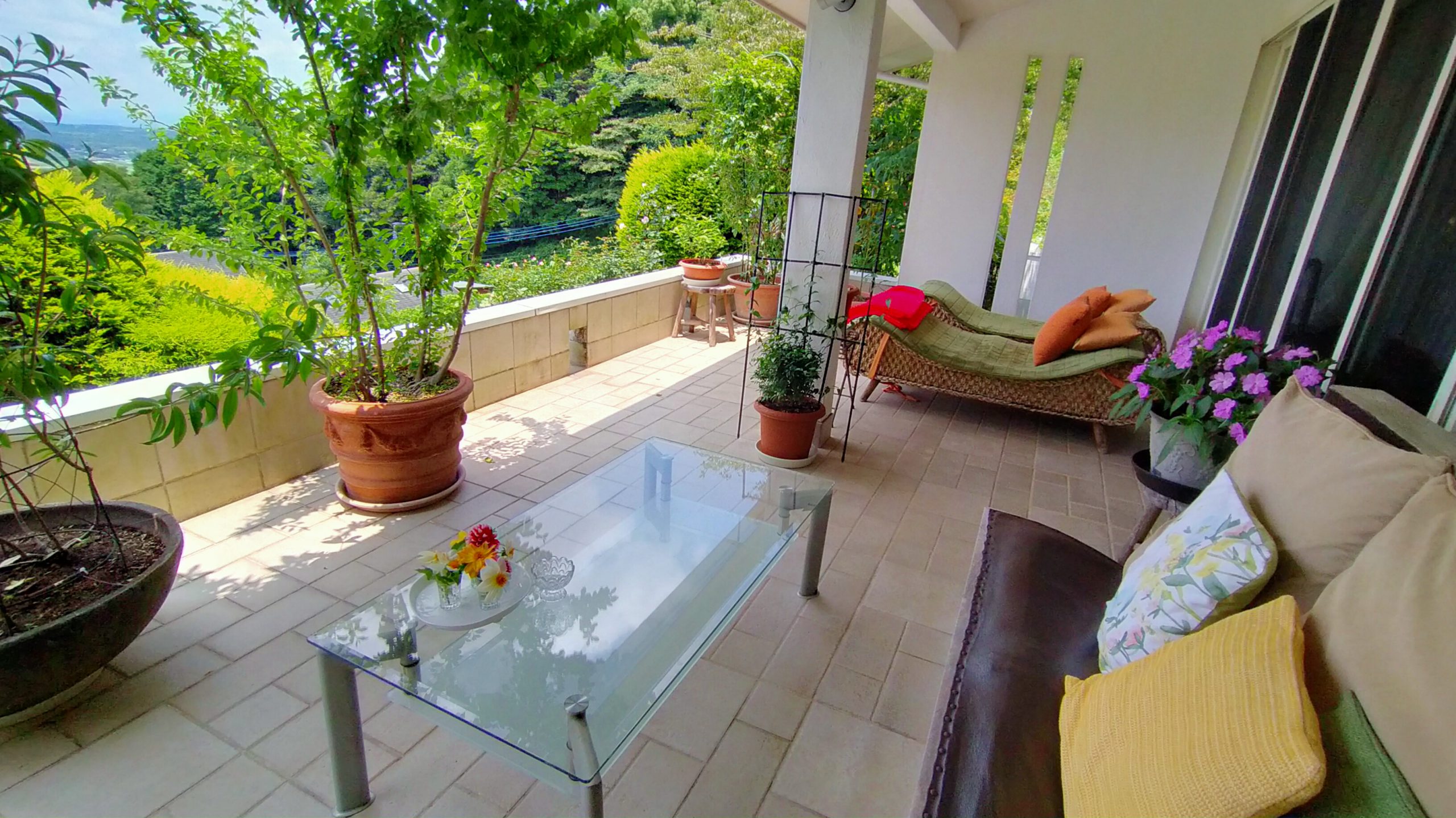 ピエールドロンサール　テラス席